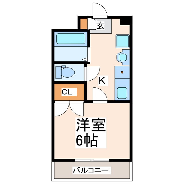 カーサ平成の物件間取画像