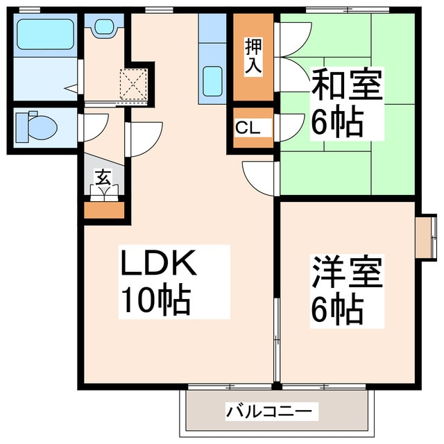 ディアズ出水の物件間取画像