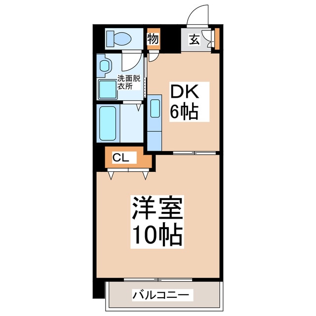 九品寺交差点駅 徒歩4分 3階の物件間取画像