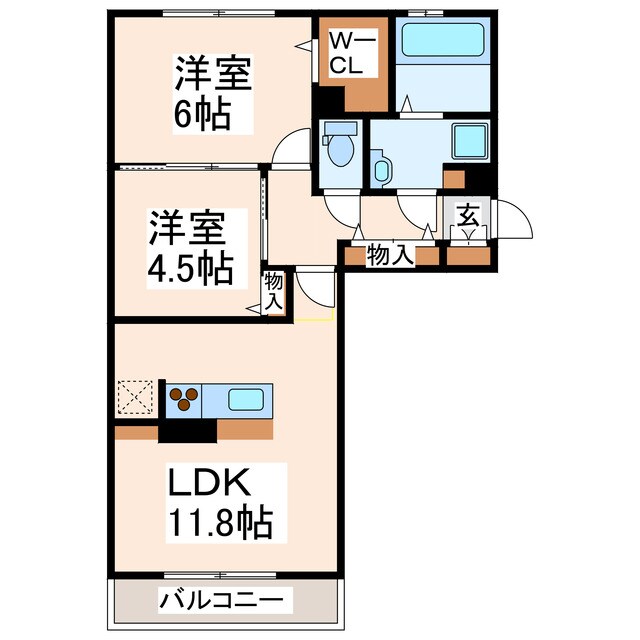 ルミエール出水の物件間取画像