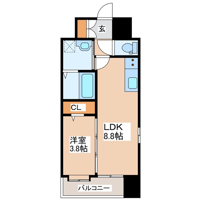 サンヒルズ県庁東の物件間取画像