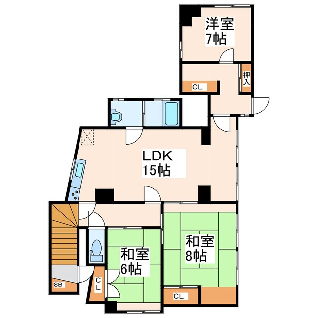 SINビルの物件間取画像