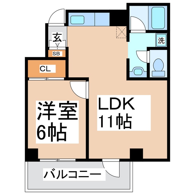 AFIELD坪井の物件間取画像