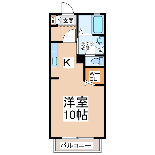 サンレーベン黒髪の物件間取画像