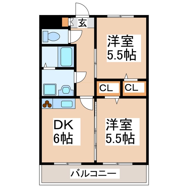 クイーンズシャトレーの物件間取画像