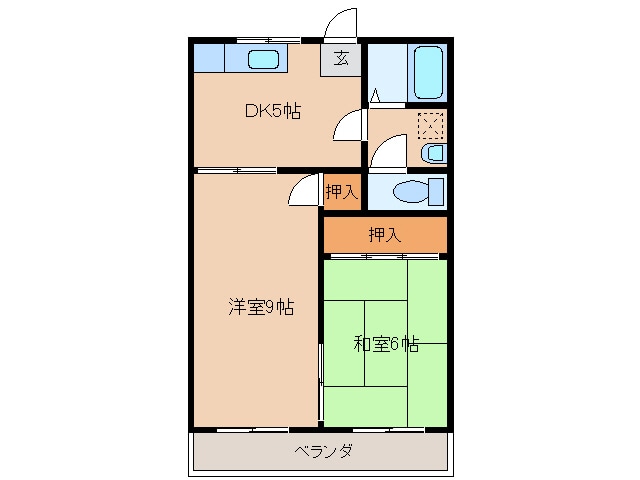 メゾン里の物件間取画像