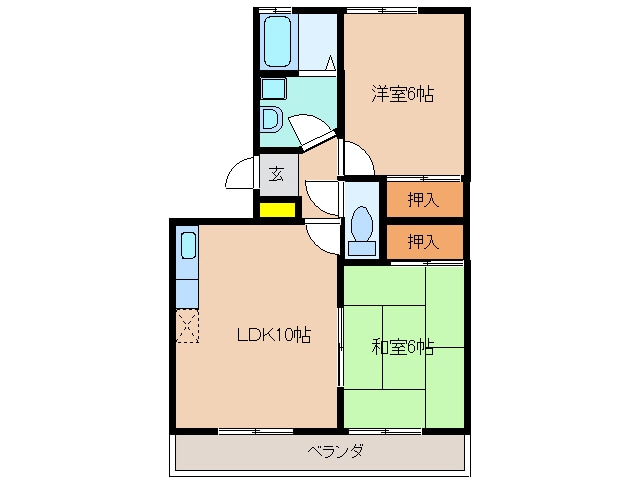 クレスト芙蓉の物件間取画像