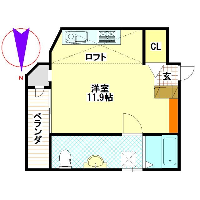 PUPPY　HEIMの物件間取画像