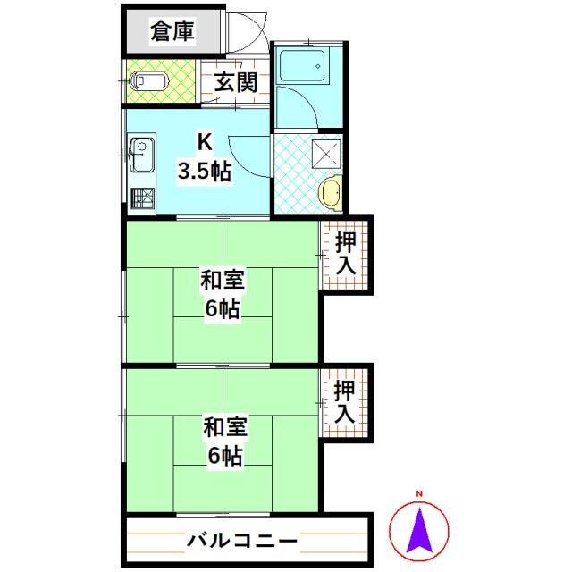 物件間取画像