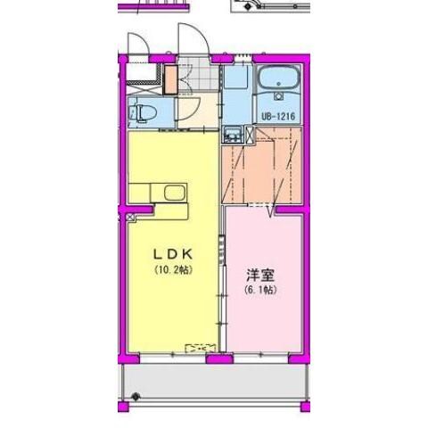 ルミナス下川東の物件間取画像