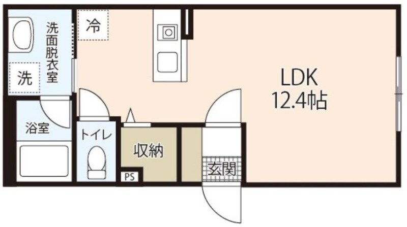 トリニティⅠの物件間取画像