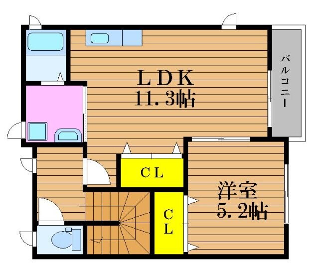 エスプレッソの物件間取画像