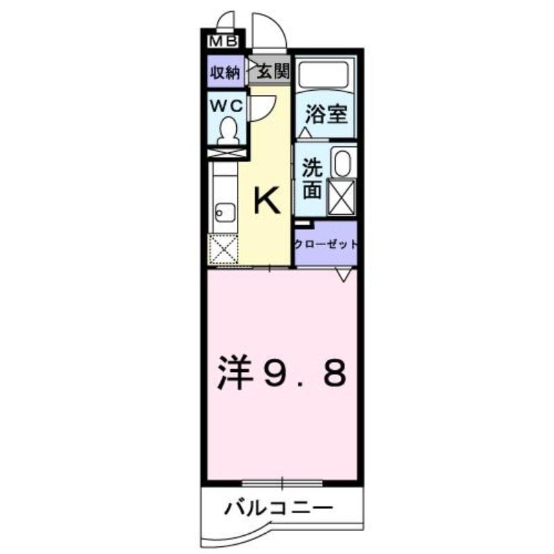 アヴィオン　Ａの物件間取画像