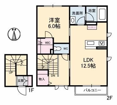 グランシャリオ．エスの物件間取画像