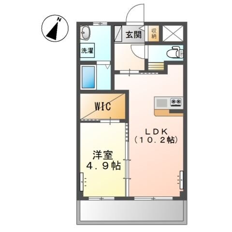 エスポワール辰巳の物件間取画像