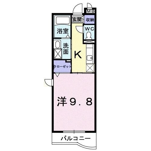 フラン・ヴェルジェの物件間取画像