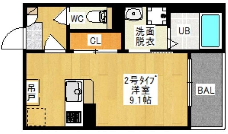 REGALEST大元の物件間取画像