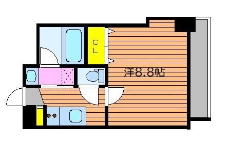 月光岡山市役所前の物件間取画像