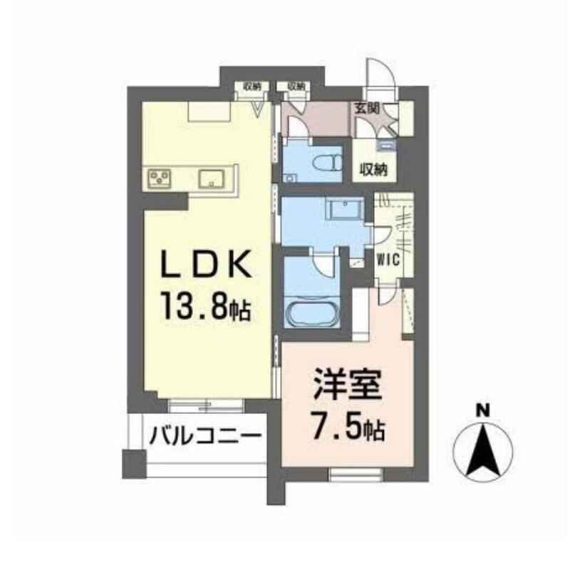 シャーメゾン上中野の物件間取画像