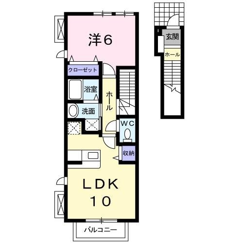 ベル　アンジュの物件間取画像