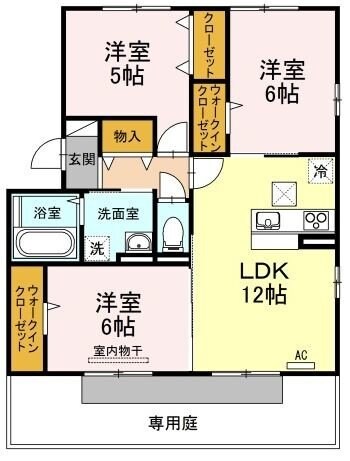 アンジュエの物件間取画像