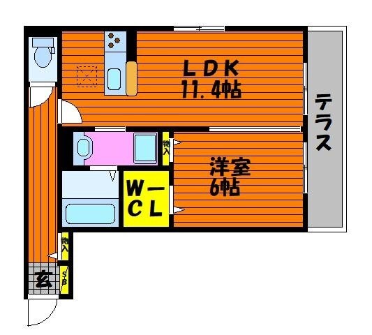 メゾン　ド　フルールの物件間取画像