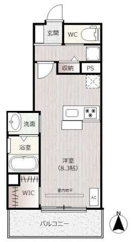 パティオ南方の物件間取画像