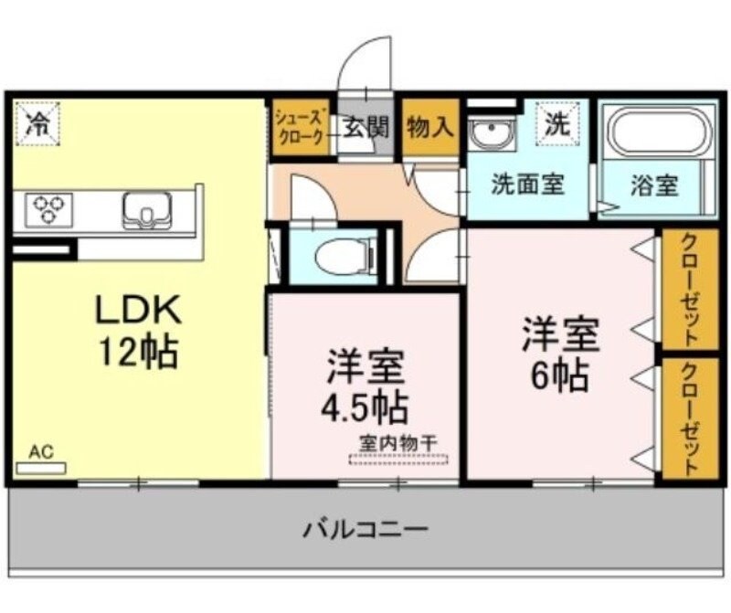 ソフィヤ　コンフォールの物件間取画像