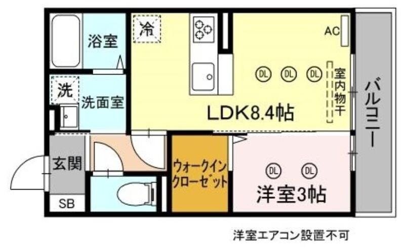 プリエールsayaの物件間取画像