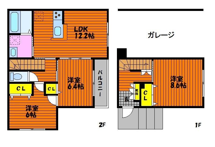 Calm Hills ７番館の物件間取画像