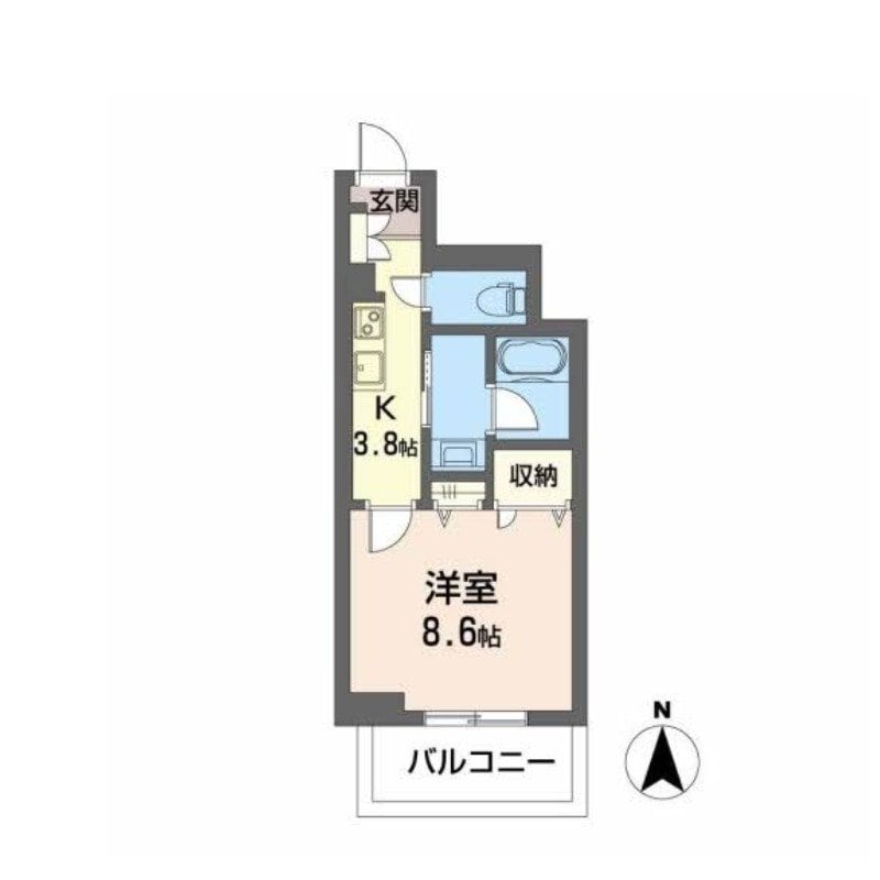 シャーメゾン鹿田本町の物件間取画像