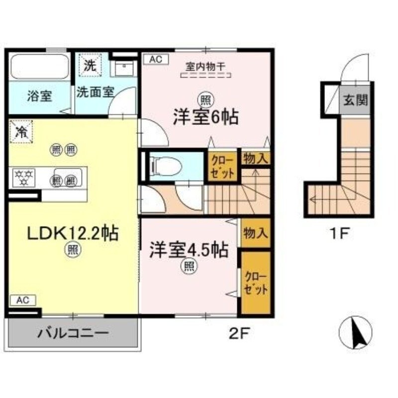 マーメゾン新福の物件間取画像
