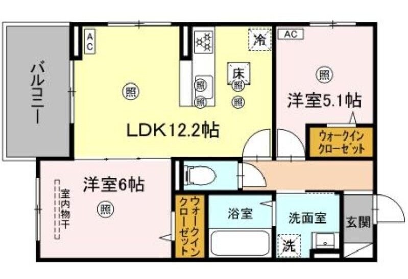 ル　コンテの物件間取画像