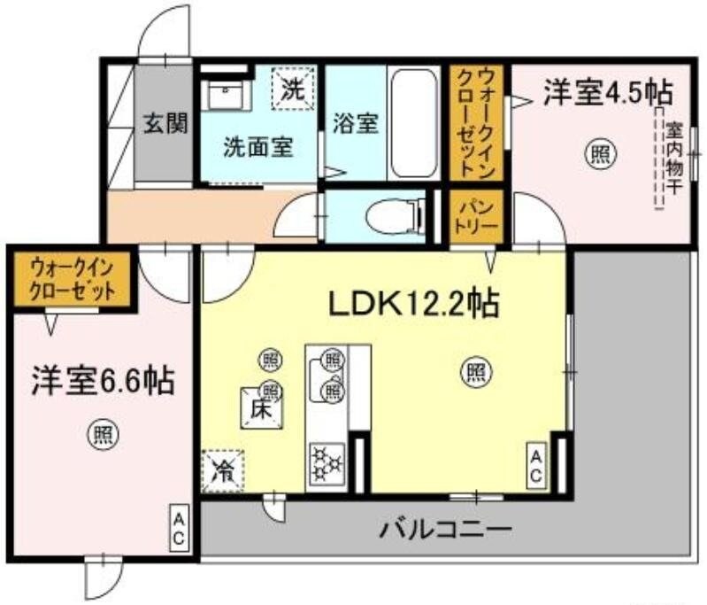 ル　コンテの物件間取画像
