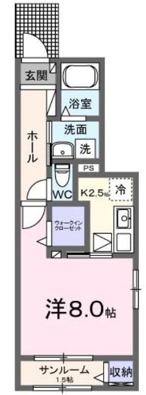 エザンスの物件間取画像