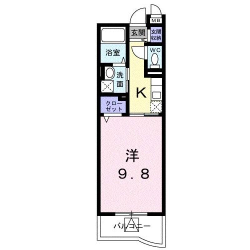 ベルハーモニーの物件間取画像