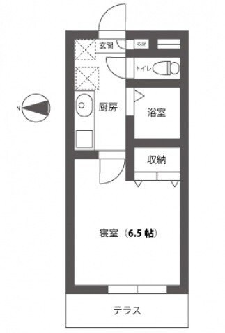 ウェーブレジデンス中仙道A棟の物件間取画像