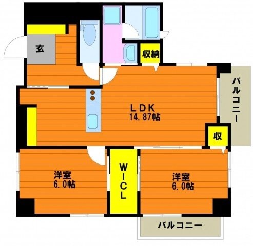 アーバンパレス田町の物件間取画像