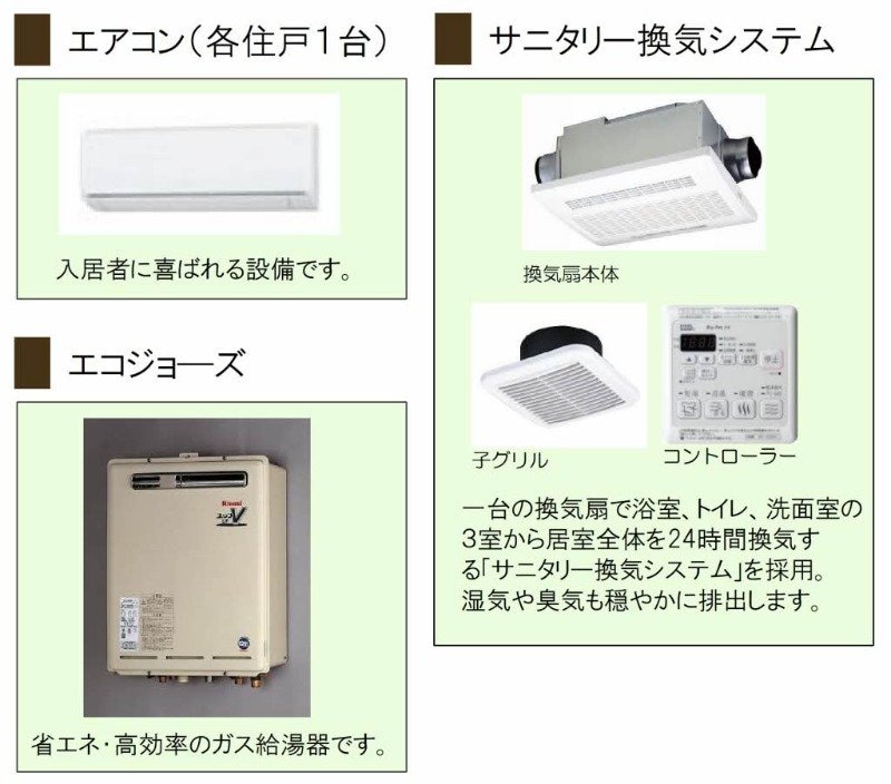 GreenGarden東古松の物件内観写真