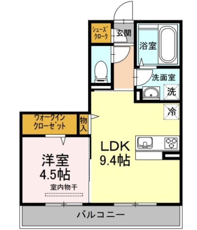 イヴェールの物件間取画像