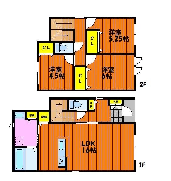 国富戸建貸家（986-5）の物件間取画像