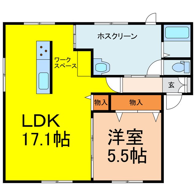 フレグランス高橋の物件間取画像