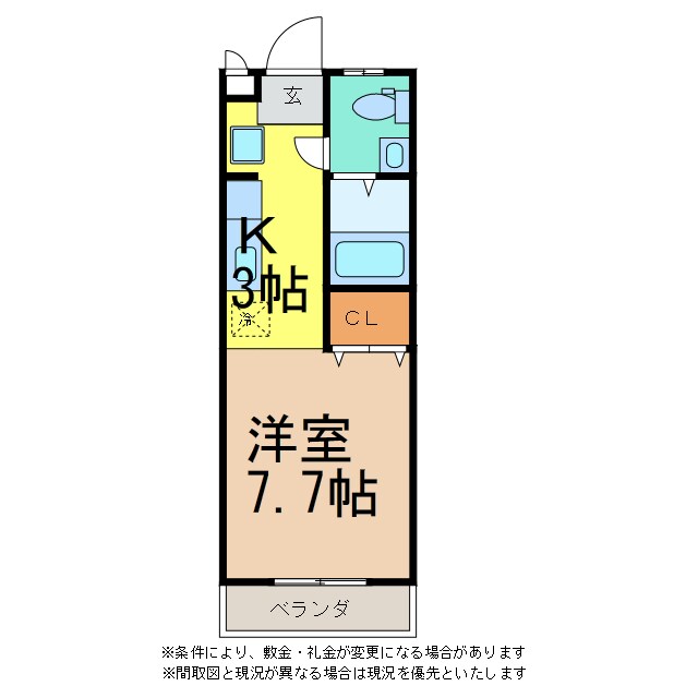 ジョイジュネスの物件間取画像