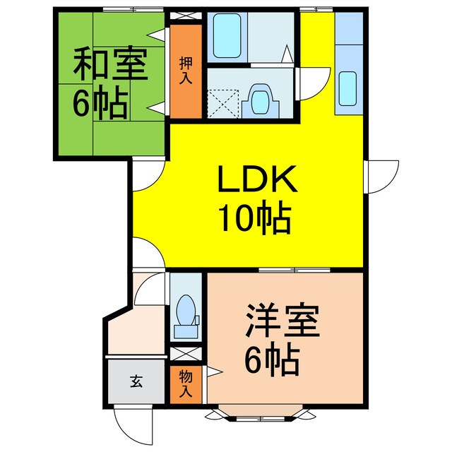 アネックスＫの物件間取画像