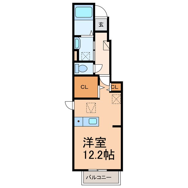 ディアコート船屋Ⅱ･Ⅲの物件間取画像