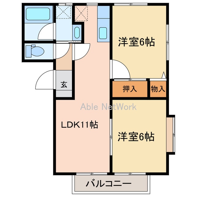 コスモスの物件間取画像