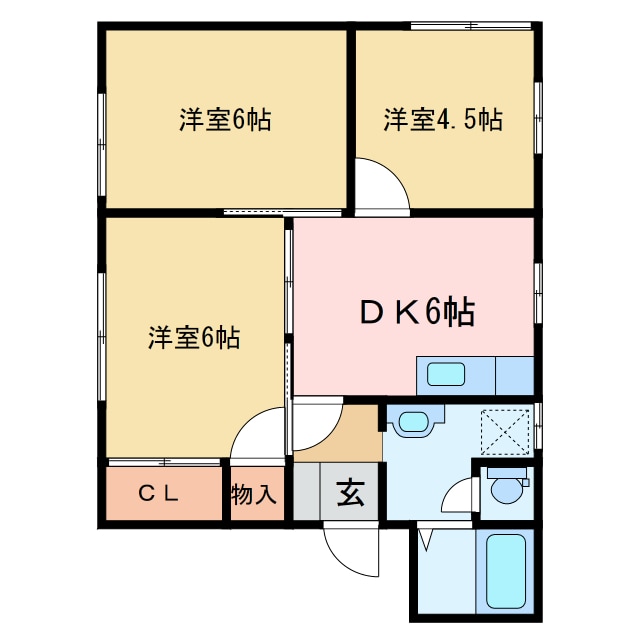 メゾントレビⅦの物件間取画像