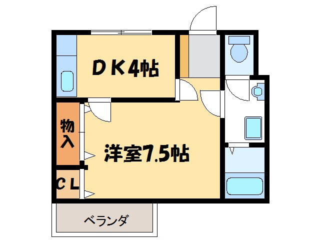 ロイヤルハイツ新田の物件間取画像