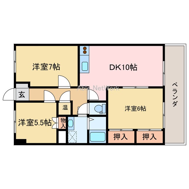 アーバンコート北新町の物件間取画像