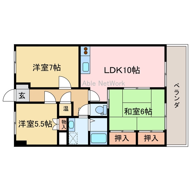 アーバンコート北新町の物件間取画像